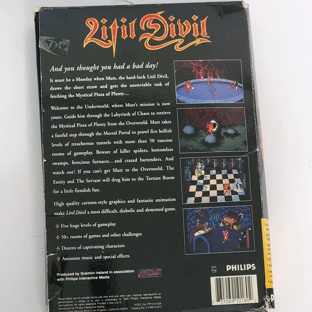 Litil Devil 1994 Vtg IBM full Complete Set Big Box‎ RARE